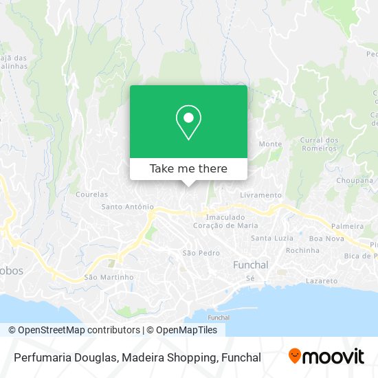 Perfumaria Douglas, Madeira Shopping map