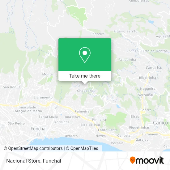 Nacional Store map