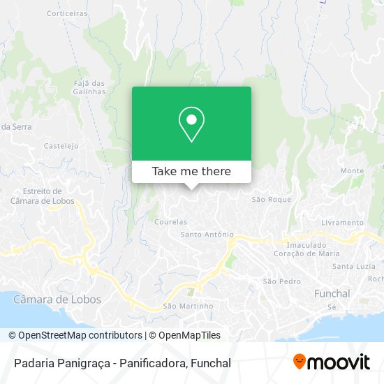 Padaria Panigraça - Panificadora map