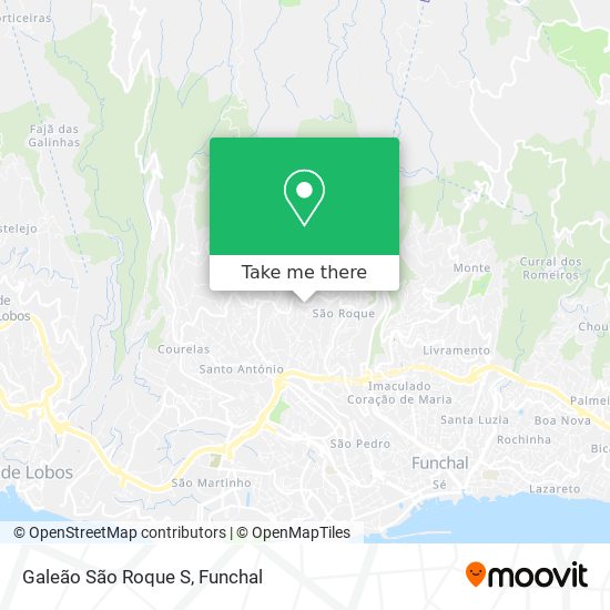 Galeão São Roque S map