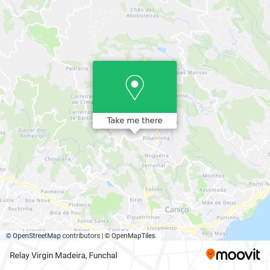 Relay Virgin Madeira map