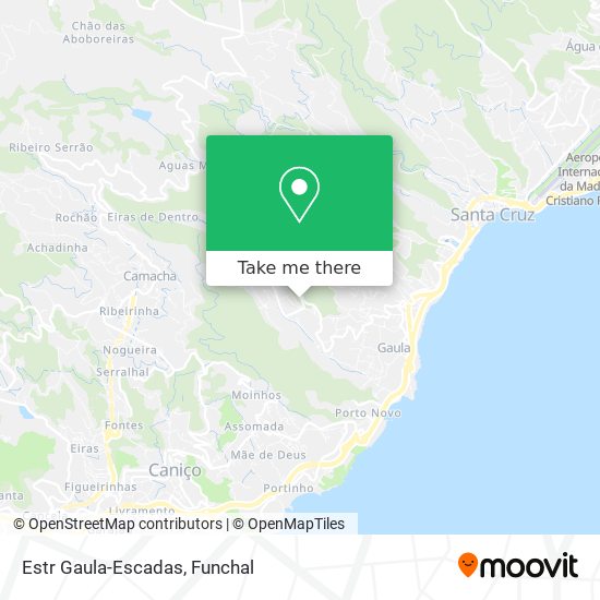 Estr Gaula-Escadas mapa