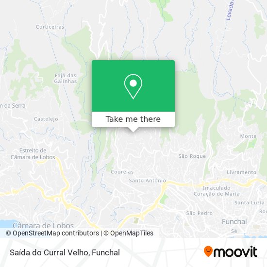 Saída do Curral Velho map