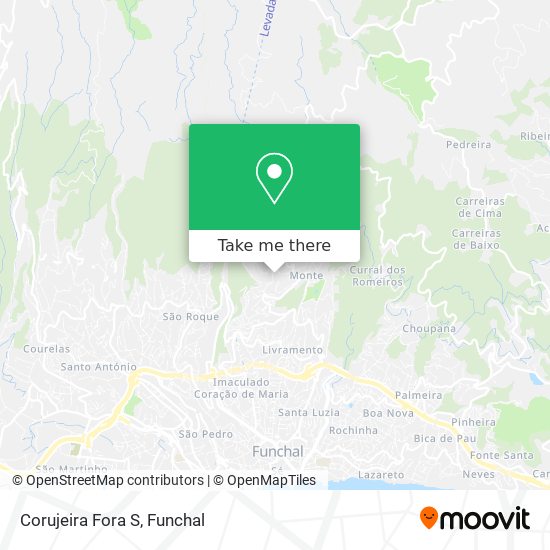 Corujeira Fora S mapa