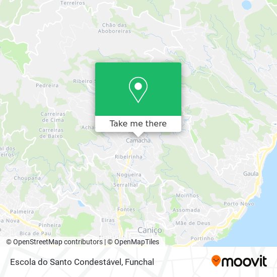 Escola do Santo Condestável mapa