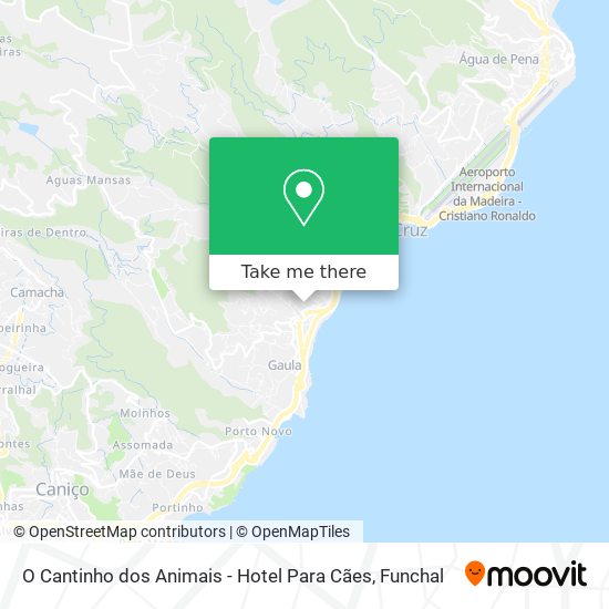 O Cantinho dos Animais - Hotel Para Cães map