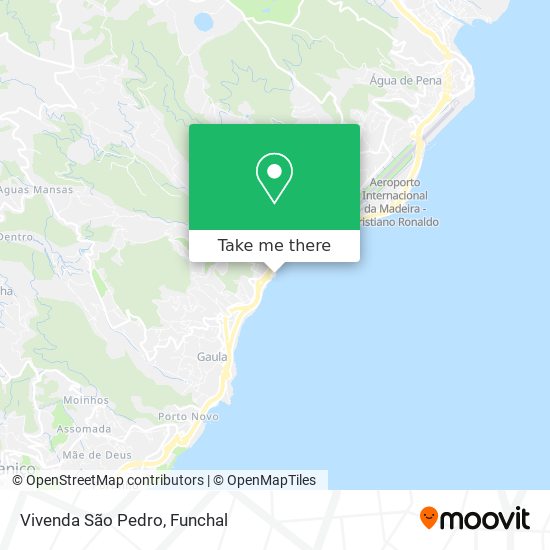 Vivenda São Pedro mapa