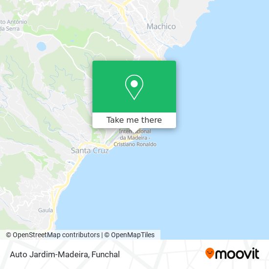 Auto Jardim-Madeira mapa