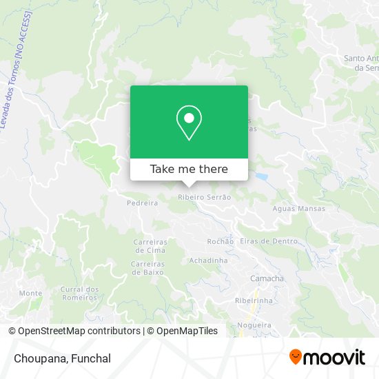 Choupana map