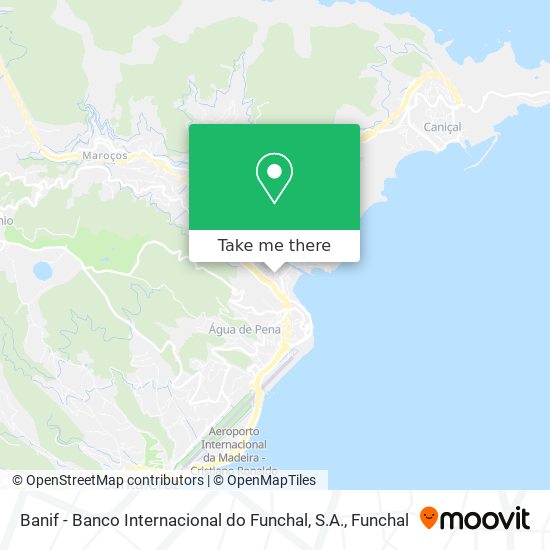 Banif - Banco Internacional do Funchal, S.A. map