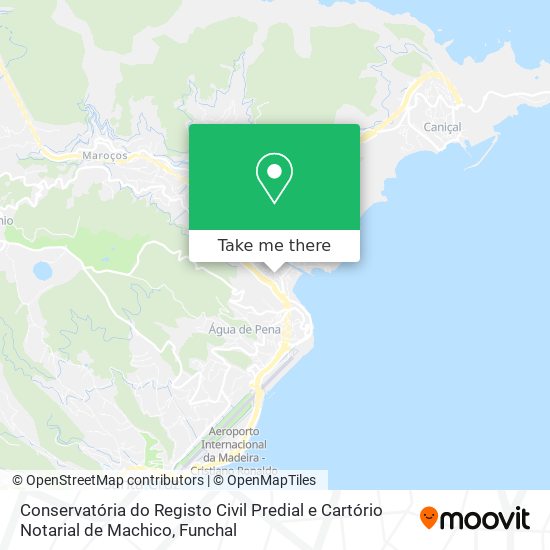 Conservatória do Registo Civil Predial e Cartório Notarial de Machico map
