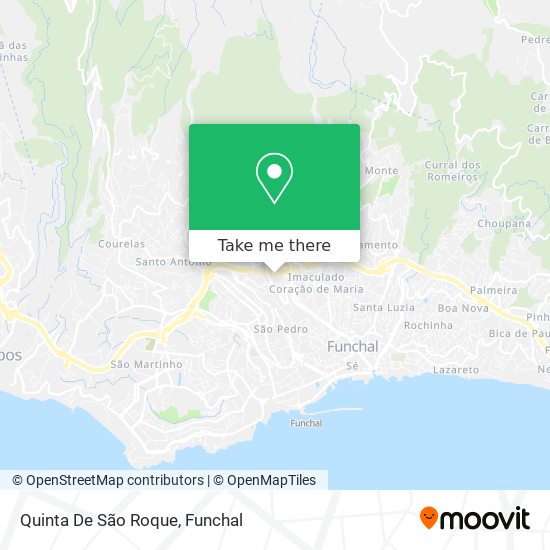 Quinta De São Roque map