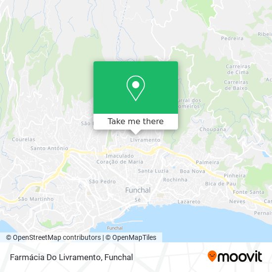 Farmácia Do Livramento mapa