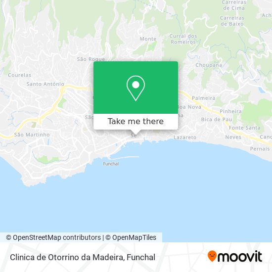 Clinica de Otorrino da Madeira map