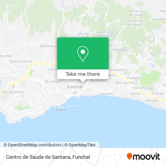 Centro de Saude de Santana map