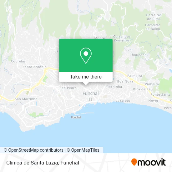 Clinica de Santa Luzia map