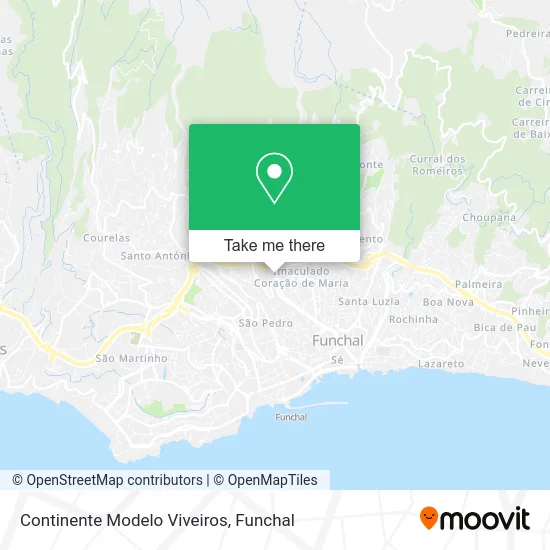 Continente Modelo Viveiros map