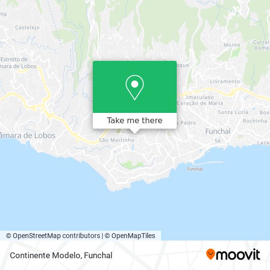 Continente Modelo map