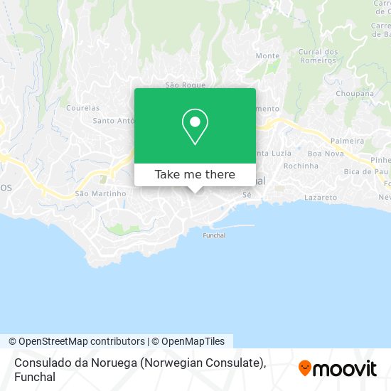 Consulado da Noruega (Norwegian Consulate) mapa