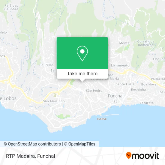 RTP Madeira map