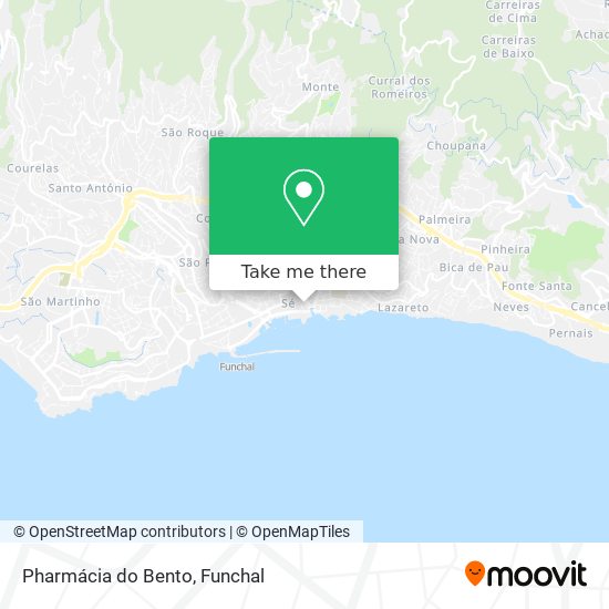 Pharmácia do Bento mapa