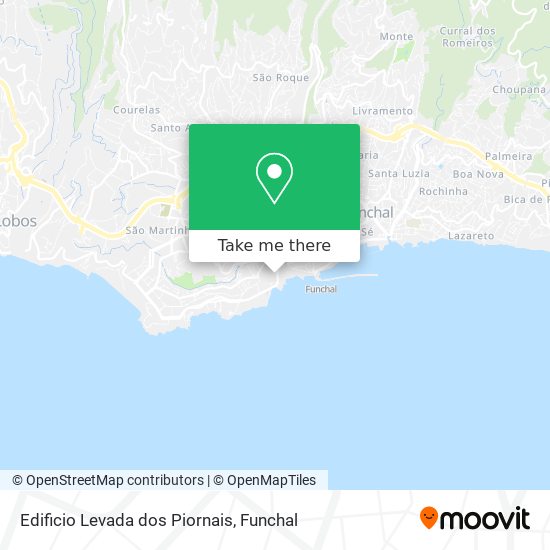 Edificio Levada dos Piornais mapa
