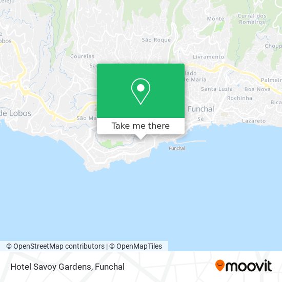 Hotel Savoy Gardens mapa