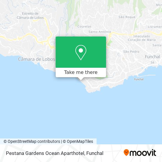 Pestana Gardens Ocean Aparthotel map