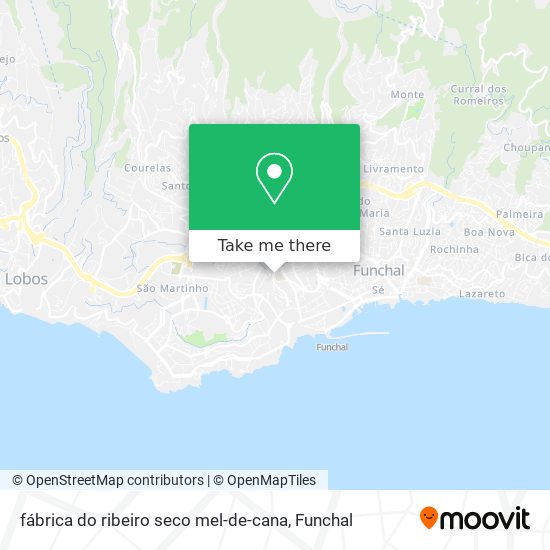 fábrica do ribeiro seco mel-de-cana mapa