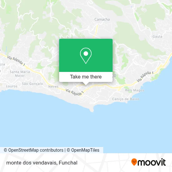 monte dos vendavais map