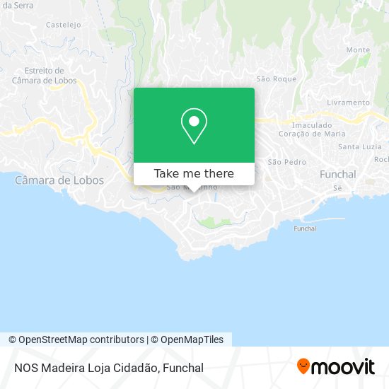 NOS Madeira Loja Cidadão map