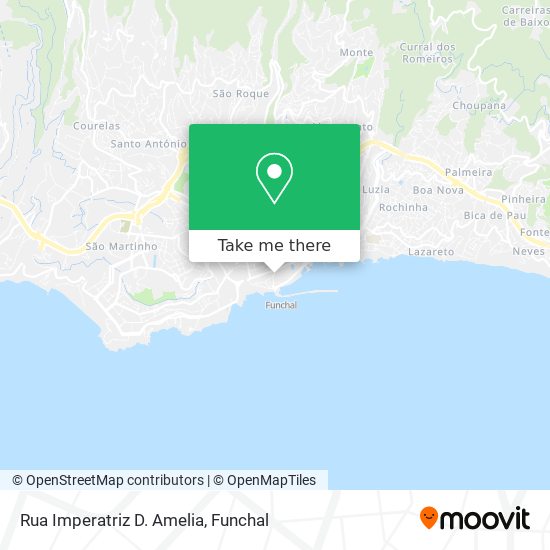 Rua Imperatriz D. Amelia map