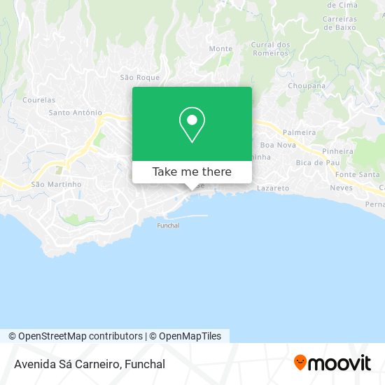 Avenida Sá Carneiro map