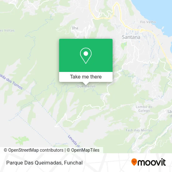 Parque Das Queimadas map