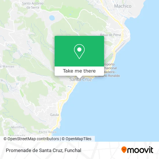 Promenade de Santa Cruz map