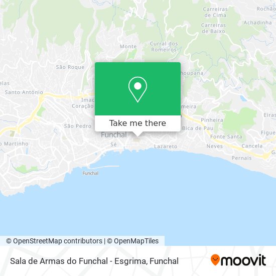 Sala de Armas do Funchal - Esgrima map