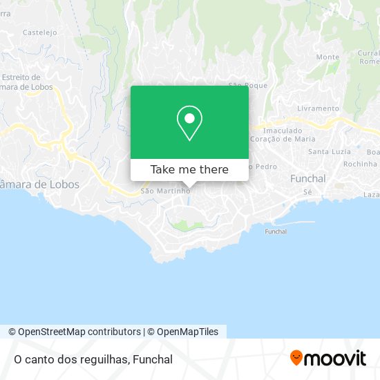 O canto dos reguilhas map