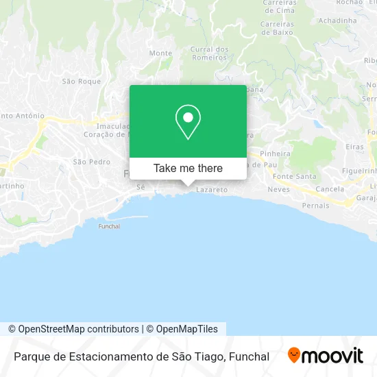 Parque de Estacionamento de São Tiago map