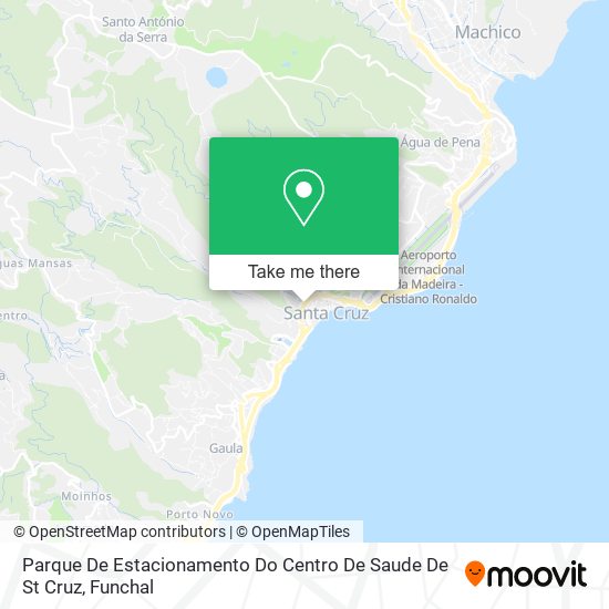 Parque De Estacionamento Do Centro De Saude De St Cruz map