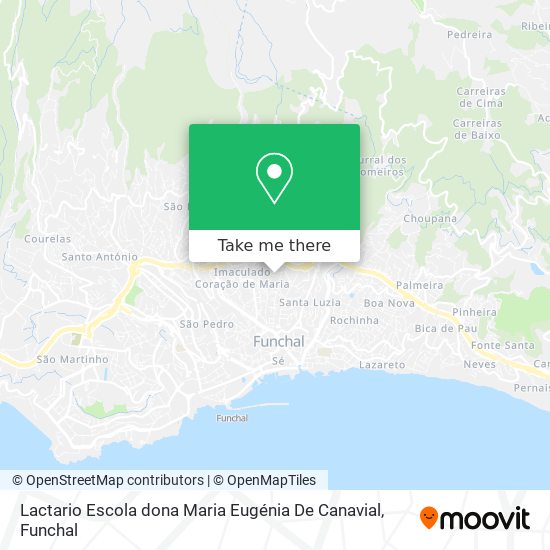 Lactario Escola dona Maria Eugénia De Canavial map