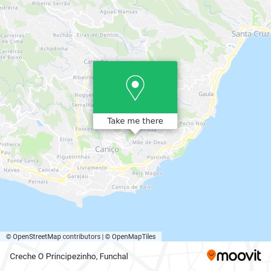 Creche O Principezinho mapa