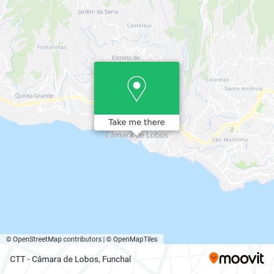 CTT - Câmara de Lobos map