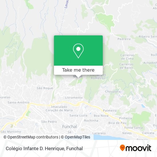 Colégio Infante D. Henrique map