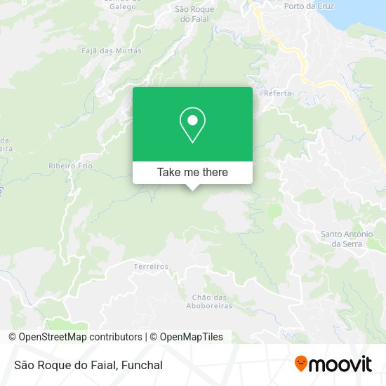 São Roque do Faial map