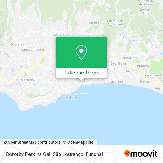 Dorothy Perkins Gal. São Lourenço map