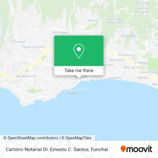 Cartório Notarial Dr. Ernesto C. Santos map