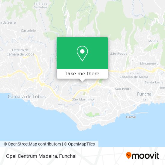 Opel Centrum Madeira map