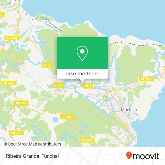 Ribeira Grande map