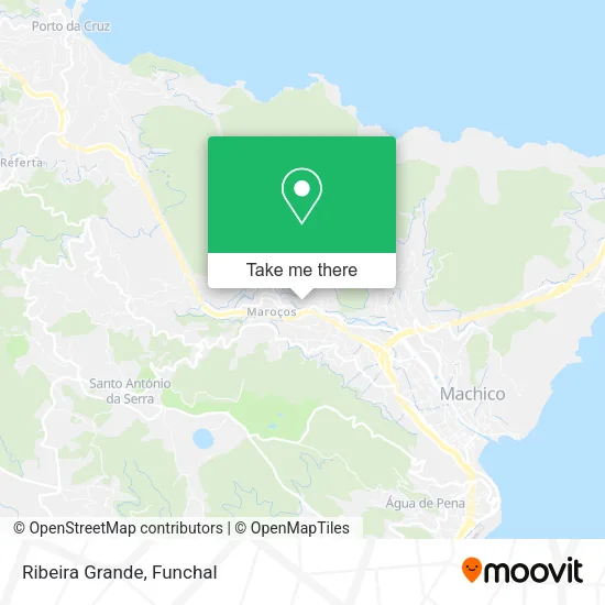 Ribeira Grande map
