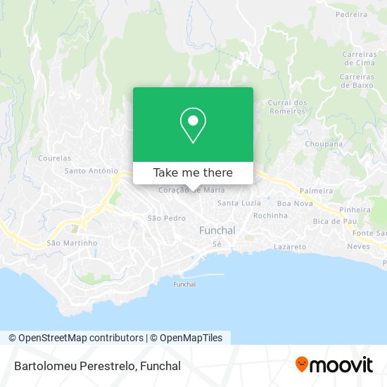 Bartolomeu Perestrelo mapa